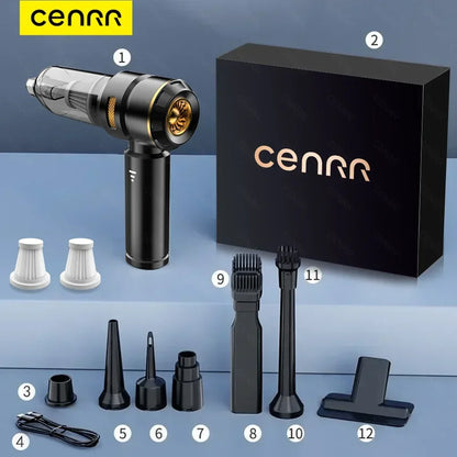 CENRR Car Vacuum Cleaner 998000PA Handheld Wireless Powerful Portable Vacuum Cleaner Home Appliance Cleaning Machine Car Cleaner