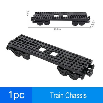 Technical Parts Train Motor 88002 MOC Pack Power Functions Battery Box Tracks Top Base Plate for Legoeds EV3 91994 74784 2871