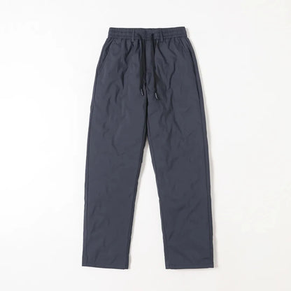 Thick Men's down Pants Winter Windproof Warm Water-Resistant Casual Duck down Straight Leg Long Trousers Youth Fashion