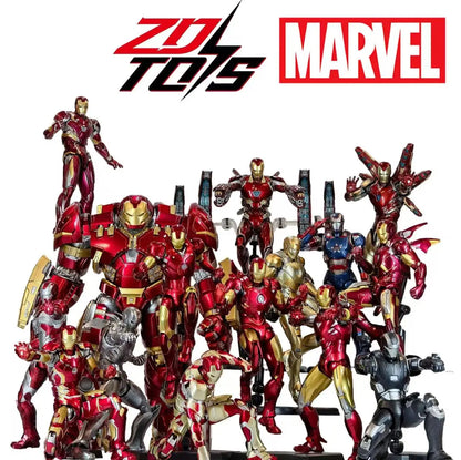 ZD Toys Iron Man Action Figures (Models: MK1-MK10,MK9, MK12, MK14, MK15, MK18, MK28, MK38, MK40, MK42, MK43,MK46 7-Inch, etc