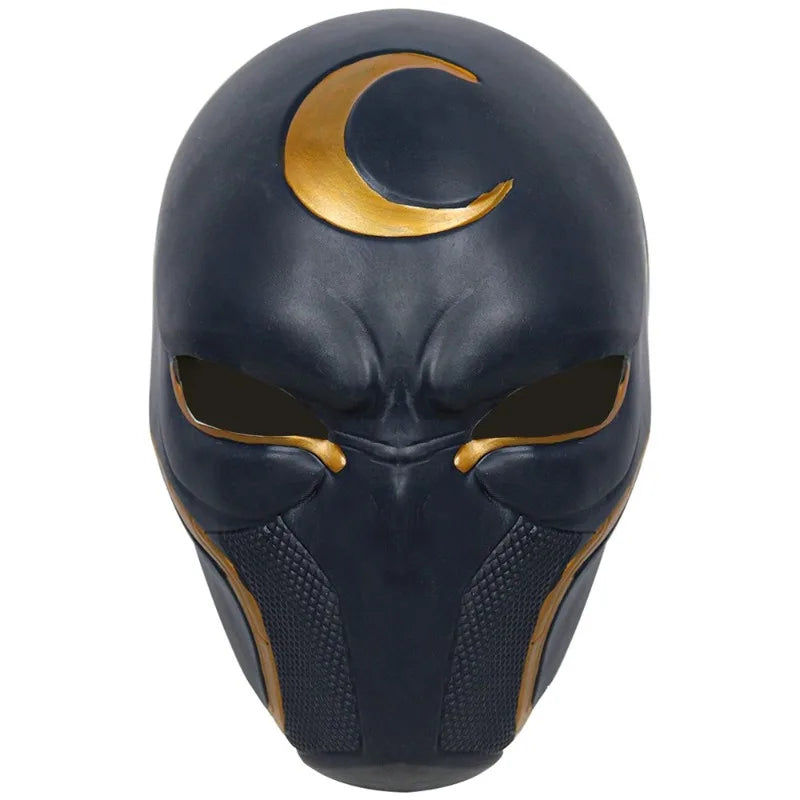 Anime Peripherals Marc Spector Figure Mask Hood Moon Knight Figurine Weaponry Decoration Collection Gifts Safety Toys
