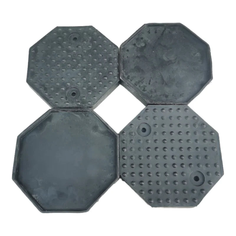 Heavy Duty Rubber Lifting Arm Pads Car Lift Accessories for Auto Lift Hoist Spareparts Consumab Universal 4Pcs Octagon 135*10mm