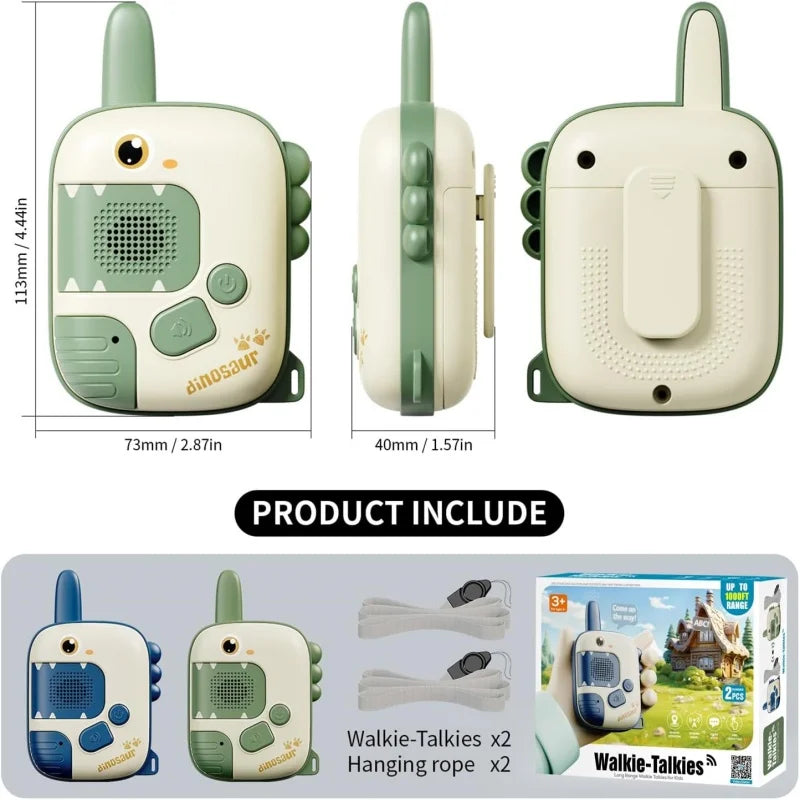 1pair Walkie Talkie For Kids Long Range Two-Way Interphone Outdoor Game Two-Way Radio Outdoor Indoor Call Machine