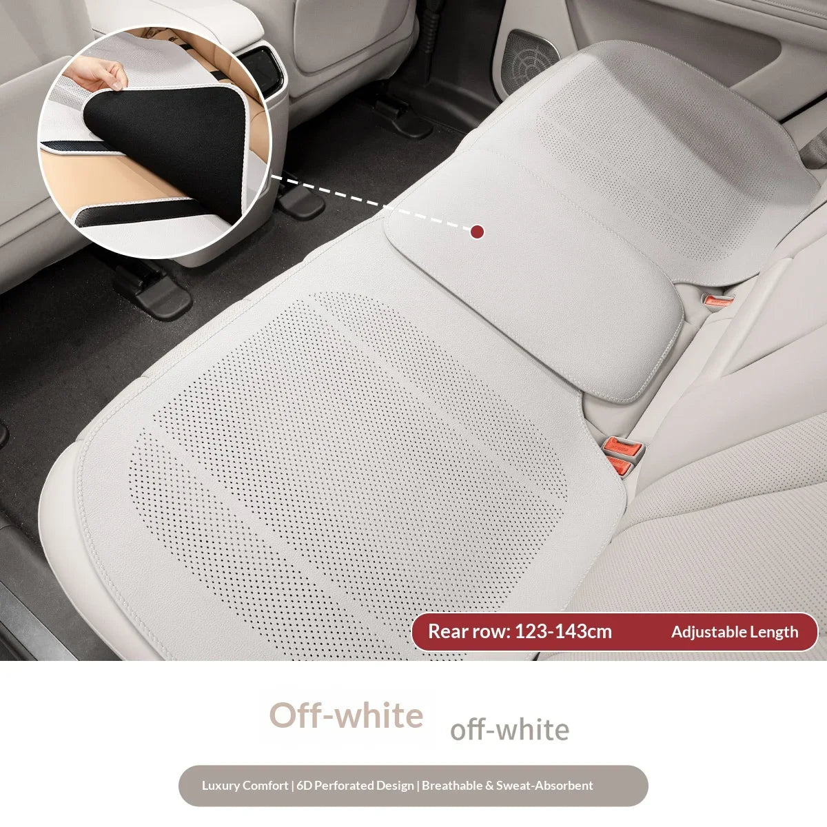 Four Seasons General Motors High end Summer Thin Design Car Rear Seat Cushion Ventilation and Breathability