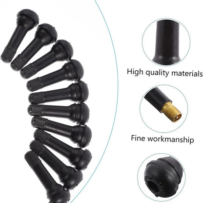 Tubeless Valve Tire Stem Car Replacement Tire Valve Stem Cap Tire Cap 10pcs