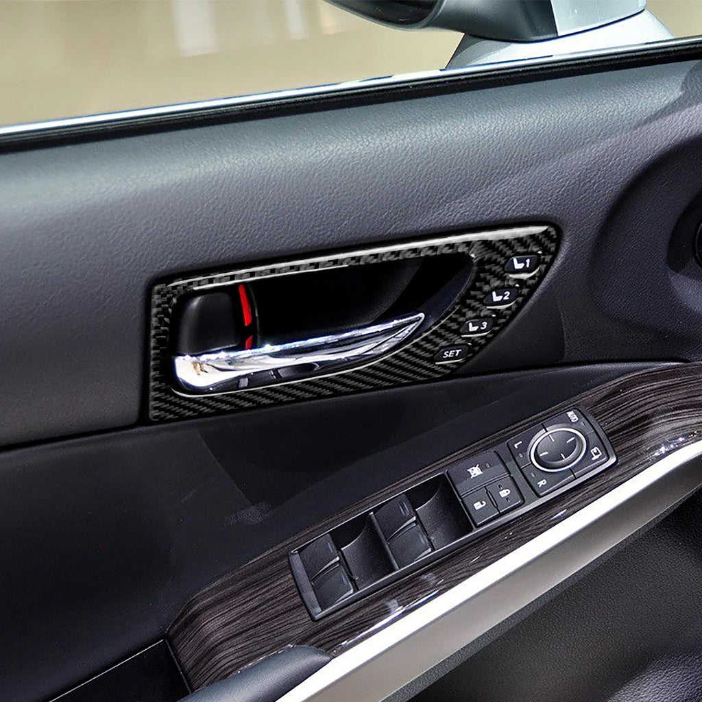 For Lexus IS250 IS350 300H 2013-2019 Carbon Fiber Gear Shift Air Outlet CD AC Window Lift Set Car Interior Accessories Sticker
