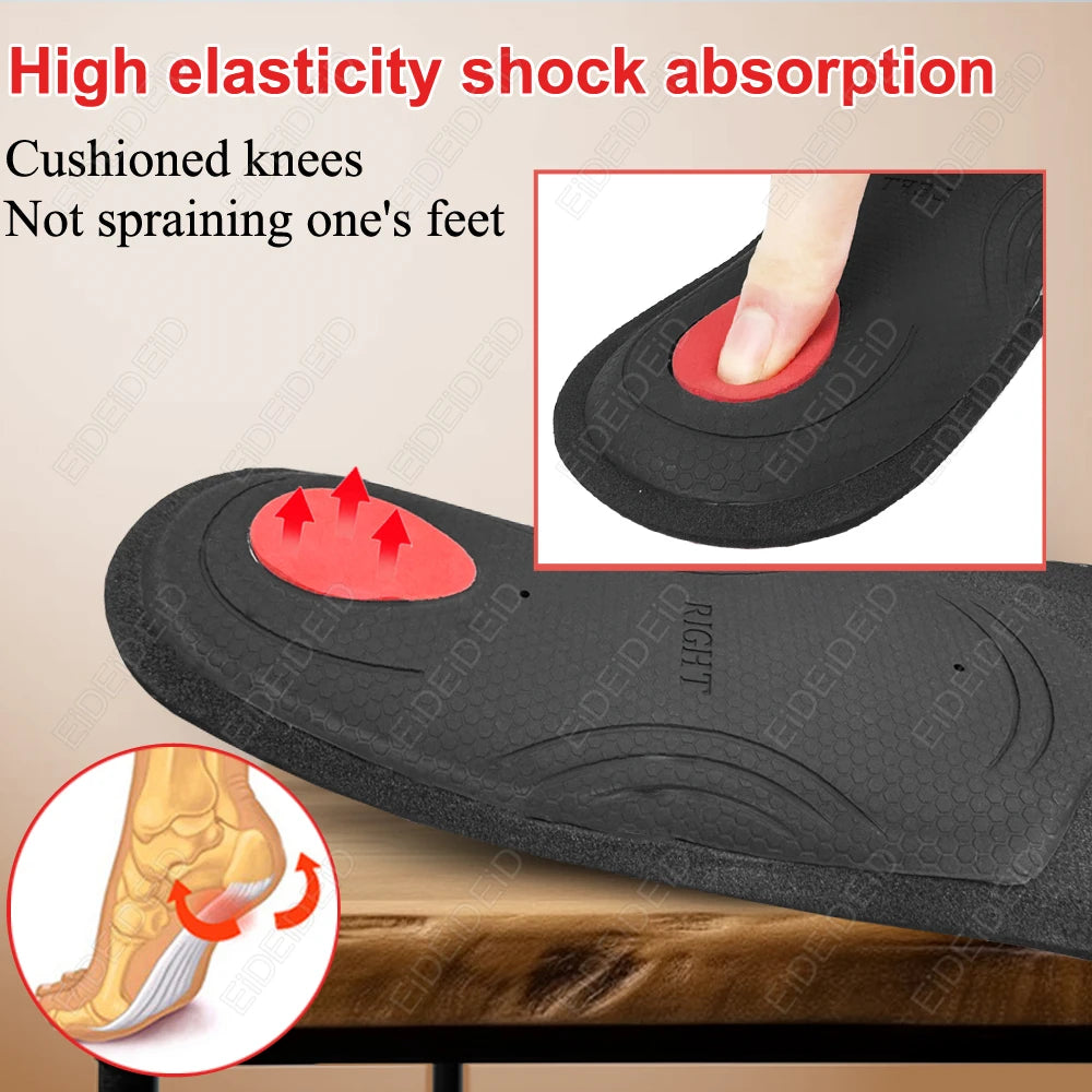 Flat Feet High Arch Support Orthopedic Work Insole Inserts For Shoes Shoes Sole For Plantar Fasciitis Valgus Shoe Cushion EID