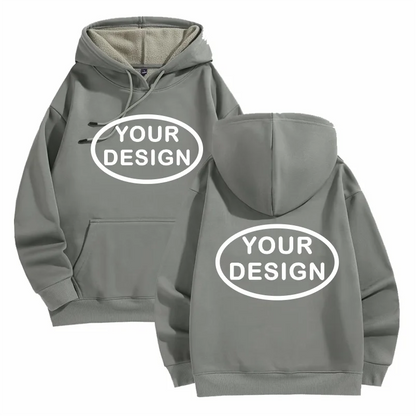 Customized Printed Men's And Women's Hoodies Loose Casual Fashion Long Sleeved Pullovers Embroidered LOGO Street Sports Shirts
