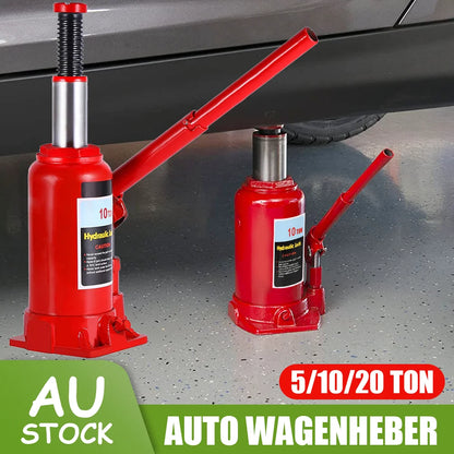 5/10/20Ton Hydraulic Bottle Jack Heavy Duty Car Lifter Lifting Repair Tool Truck AU