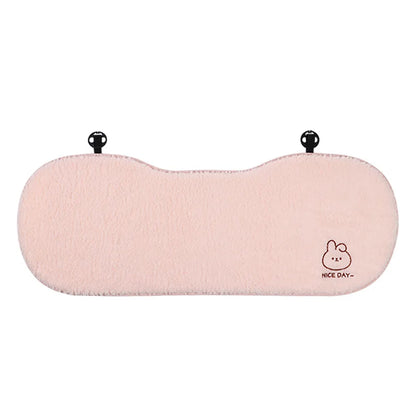 Premium Fuzzy Bear Car Seat Cushion Autumn Winter Thermal Vehicle Seat Cover with Thick Padding Cute Animal Themed Car Accessory