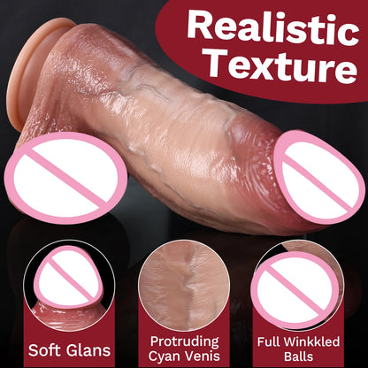 oversized mega realistic dildo big ass vaginal dilation masturbation wand thick penis male and female sex toys for super gamers