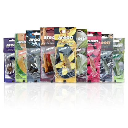 3-18pcs Car Air Freshener Natural Tea Fragrance Vehicle-mounted Hanging Vanilla Scent Water Drop-shaped Car Interior Accessory