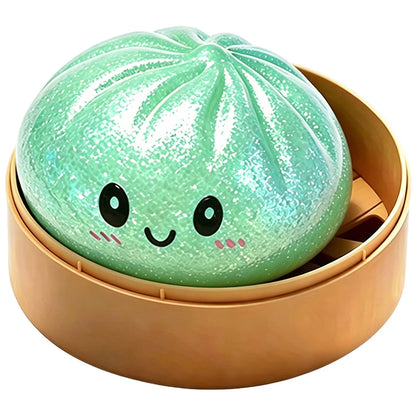 2026Glitter Dumpling Glitter Dumpling Squishy with Box Dumplings Sensory Squeeze Toy for Stress Relief