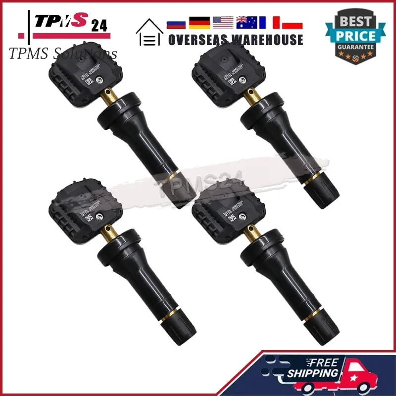 4PCS 433MHZ TPMS Tire Pressure Sensor For CHANGAN CS55 PLUS CS75 Oshan X5 X7 Z6 UNI-K UNI-T Deepal S7  3601010-MK02