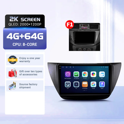 9" For Mitsubishi Lancer 9 CS 2000-2010 Car Radio 2K QLED Screen Android 16 Wireless BT Carplay Touch 4G WIFI