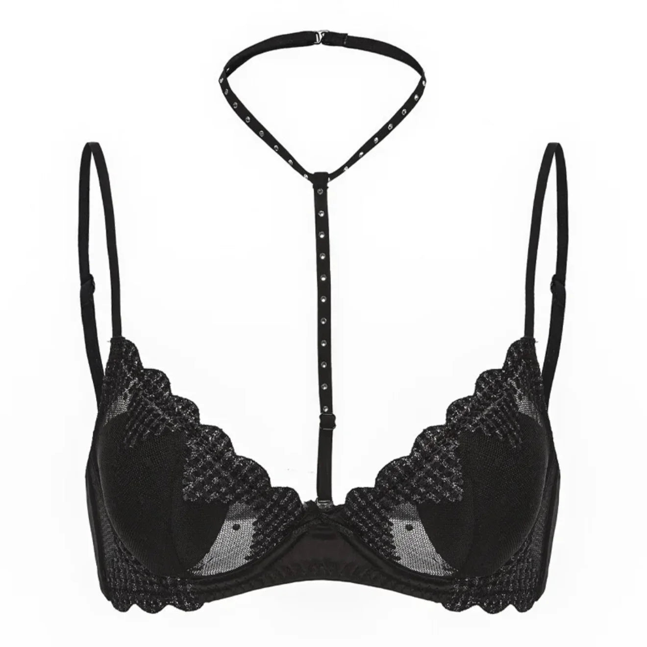 French-style Heart Embroidery Lingerie Set for Petite Women Soft Steel Cups Romantic Bra Set Hot Sale Comfortable  S-XL Hot Sale