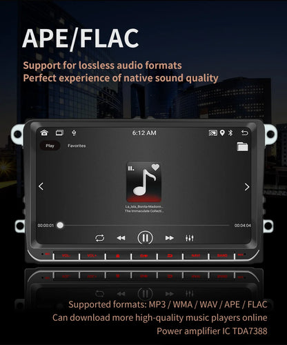 2Din Car Radio Android for Volkswagen Golf 5 6 Polo Passat B6 B7 CC Skoda Jetta Universal Multimedia Carplay Wifi GPS Navigation