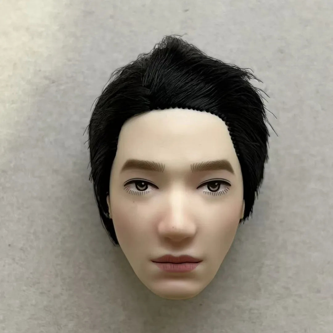 YUNYI Male Doll Body Figure 1/6 Muscle Male Doll Body Toys Multi-Joints Movable Beige Skin Doll Body Collection Doll Toy Parts