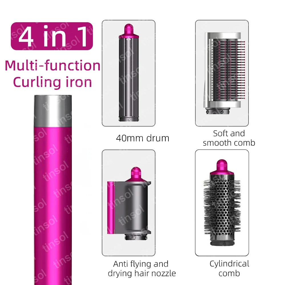 7-in-1 Hair Dryer, 110,000 RPM High-Speed Hair Care Ionic Hair Dryer, Quick Drying, Multi-Function Curling Iron Set
