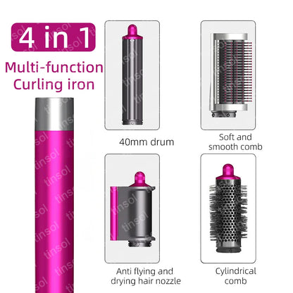 7-in-1 Hair Dryer, 110,000 RPM High-Speed Hair Care Ionic Hair Dryer, Quick Drying, Multi-Function Curling Iron Set