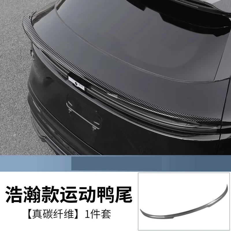 Carbon Fiber Tail Wing Car Rear Spoiler for ZEEKR 7X 2026 Modified New Style Top Wing Sport Exterior Parts