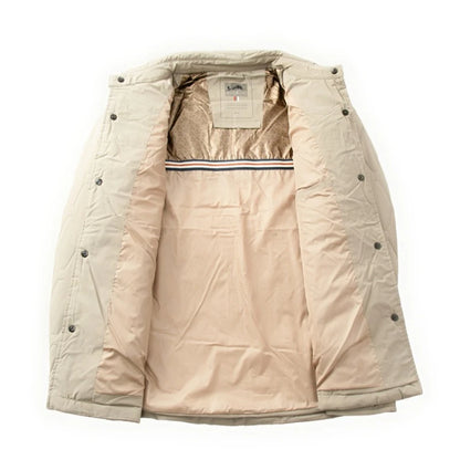 Men's 100% Wool-Filled Turn-Down Collar Cotton Jacket - Light Khaki (Black/Navy) M-3XL | Autumn Winter New Thickened Warm
