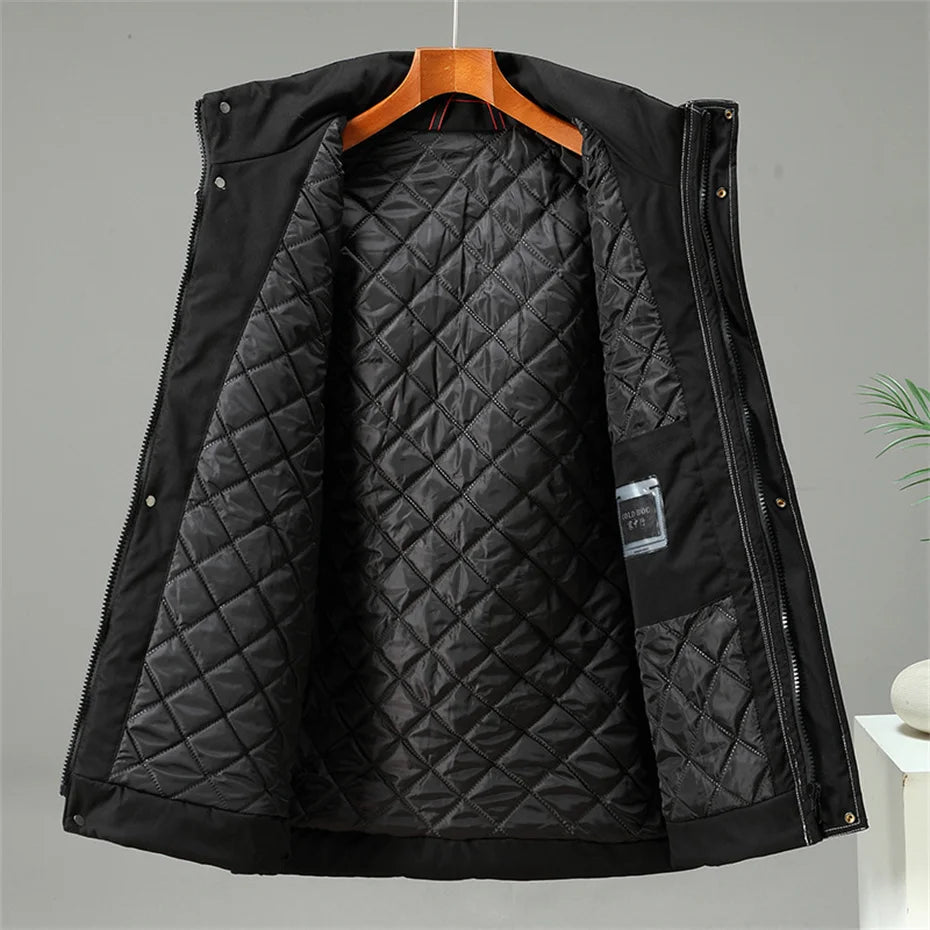 12XL 10XL Plus Size Parkas Men Winter Thick Jacket Coat Fashion Casual Cargo Parkas Male Big Size 12XL