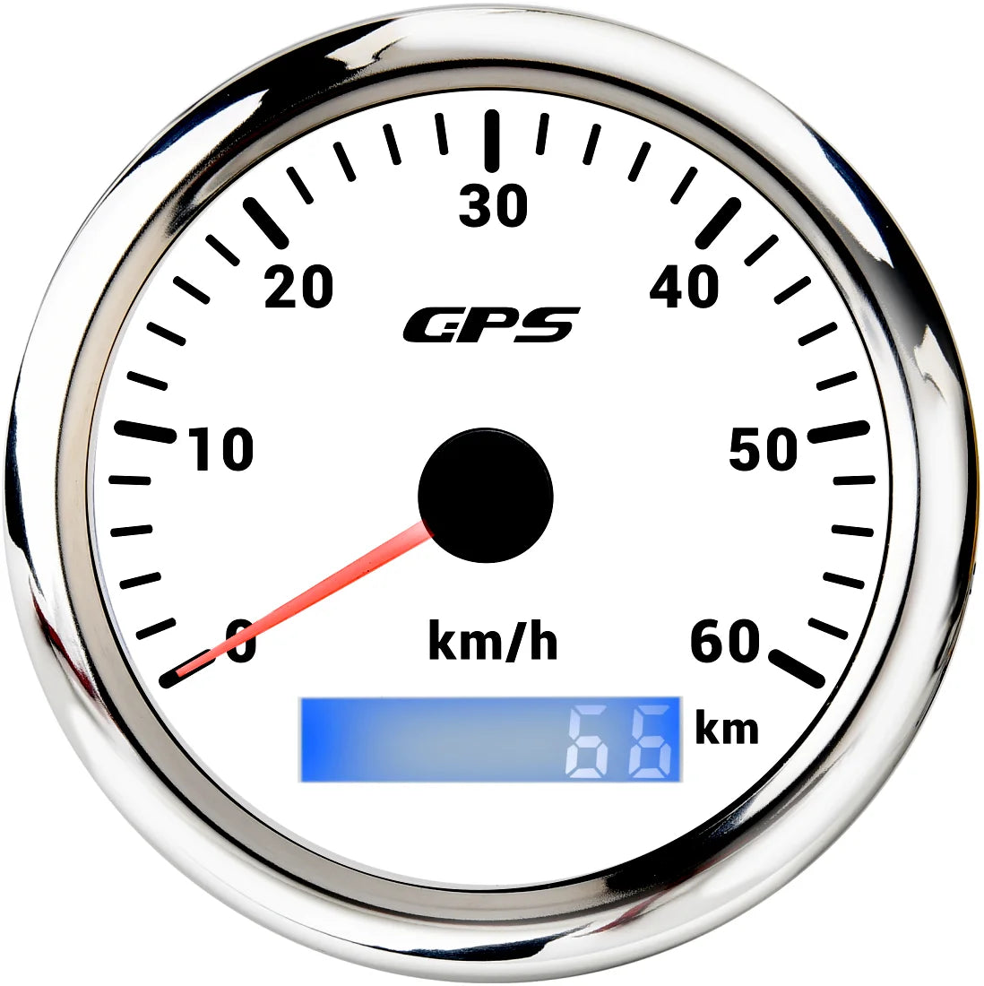 Universal 85MM GPS Speedometer Gauge 7 Color LED Backlight For Motorcycle Marine Boat Truck 60 Kmh 200 Kmh Speed Gauge Meter