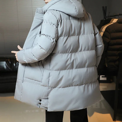 Winter Snow Overcoat -30 Degrees Winter Hot Thicken Men's Down Jackets New Warm Parka Men Women Casual White Duck Down Coat