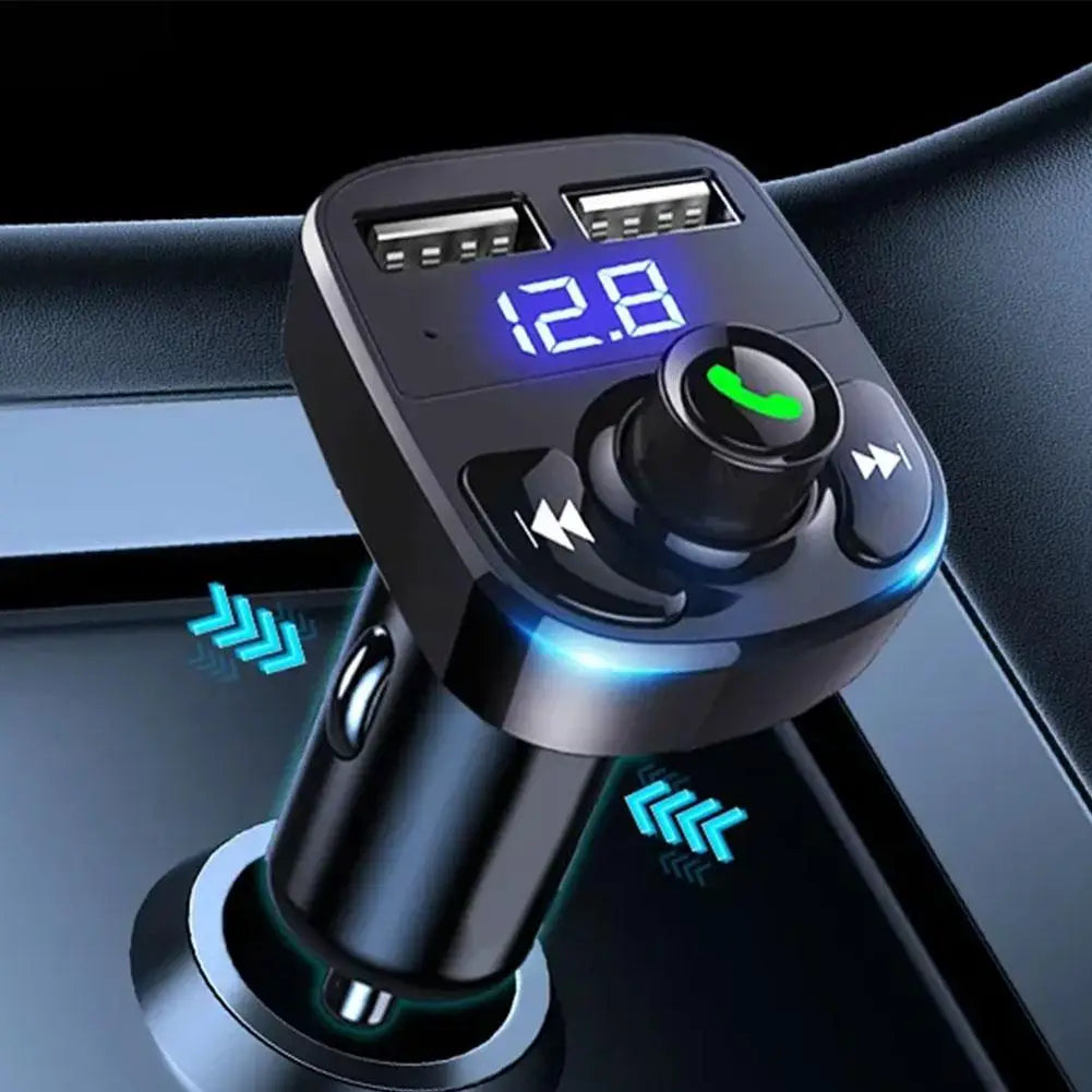 1/3/5PCS Car Bluetooth FM Transmitter Wireless Radio Adapter For Auto Music Stereo Player Dual USB Fast Charger For Smart Phone