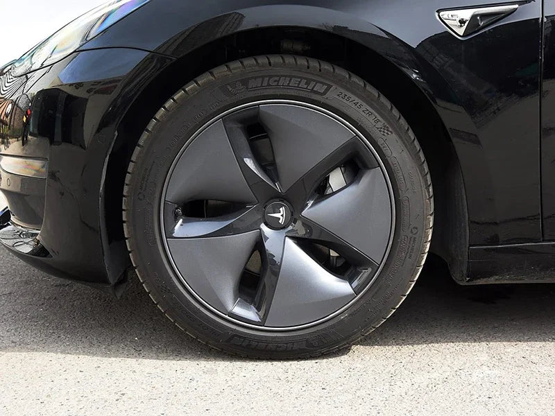 for Tesla Model Y X S Original Auto Accessories 4pcs/set 56mm Tesla Model 3 Model Y Original Covers Hub Caps Wheel Center Caps
