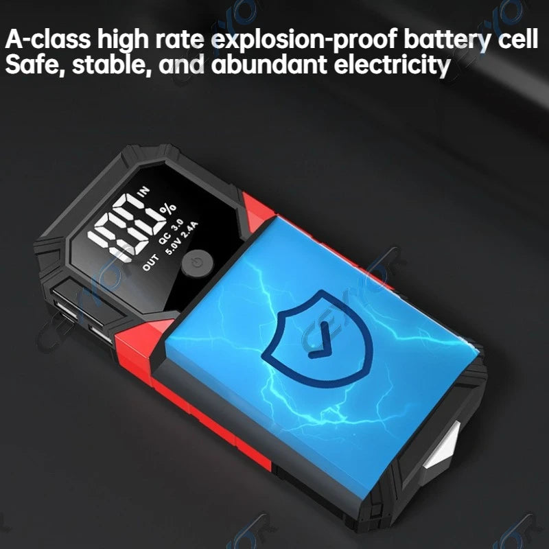 CEYYOR New 12V Jump Starter Car Battery Starting Device,Professional Booster Jump Starter for 8.0L Petrol 7.0L Diesel Car 점프스타터