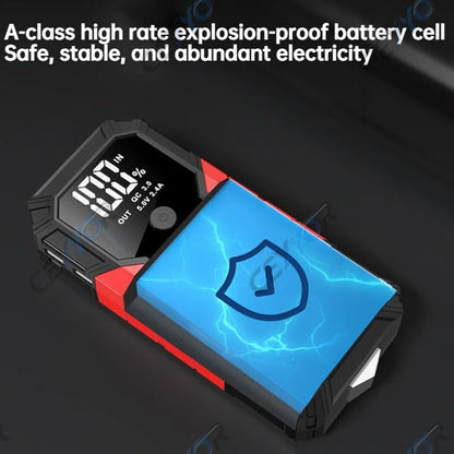 CEYYOR New 12V Jump Starter Car Battery Starting Device,Professional Booster Jump Starter for 8.0L Petrol 7.0L Diesel Car 점프스타터