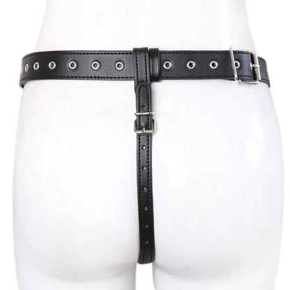 Leather Forced Orgasm Harness,Massage Wand Belt Massager Strap,Vibrator Restraint BDSM Pleasure Bondage,Chastity,Sex Toys Women