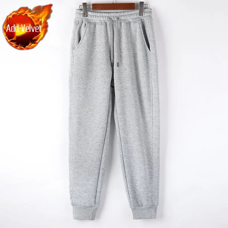 2026 Autumn Winter Loose Fit Unisex Sweatpants Slimming Casual Joggers in Maillard Tones for Men Women
