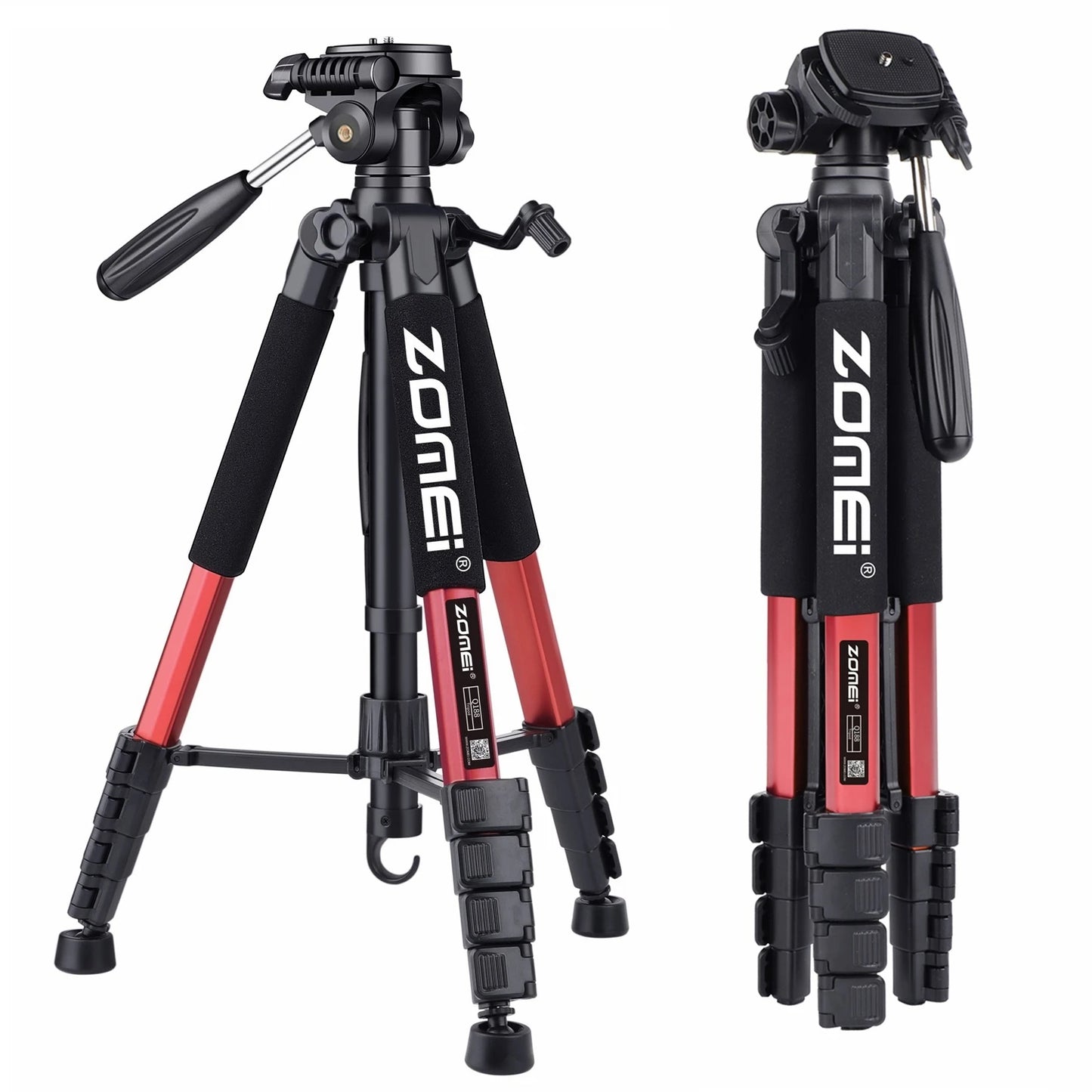 187cm/73.6in Tall Zomei Aluminum Alloy Portable Tripod for Camera DSLR Canon Nikon, 360 Degree Panorama Photography Phone Stand