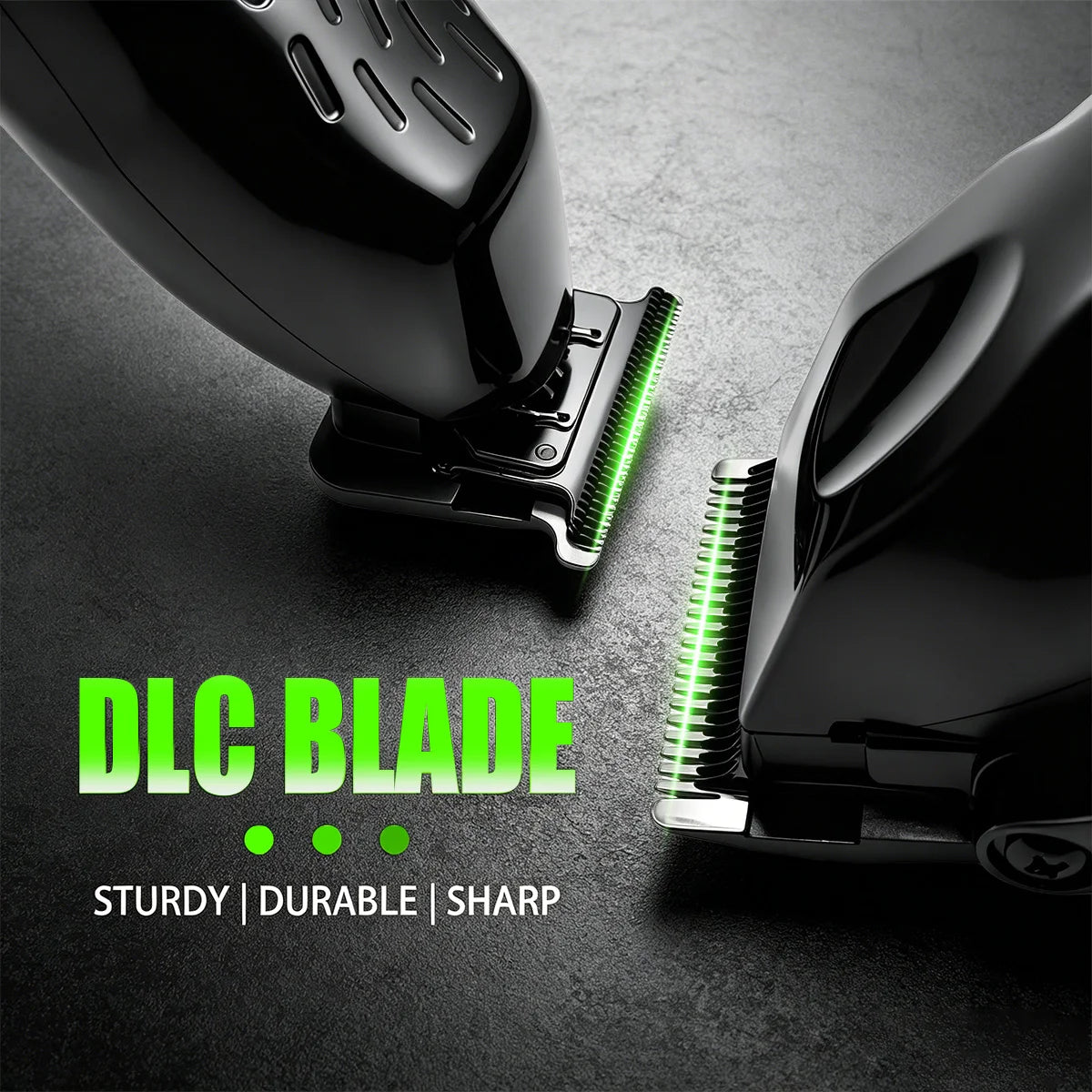 Kemei Professional Hair Clipper LED Display Trimmer Charging Base Hair Care Appliance Adjustable Clipper for Men KM-1385 KM-1386