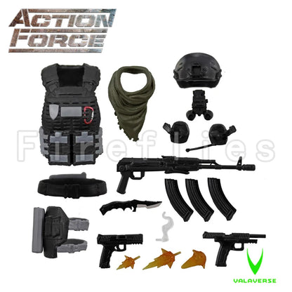 1/12 6inches Valaverse Action Force Action Figure Wave 3.1 Anime Model For Gift