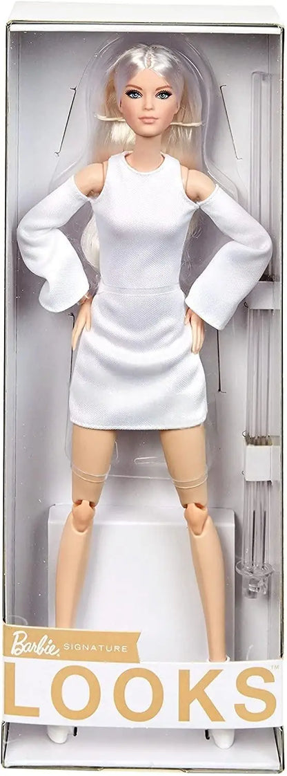 Authentic Barbie Looks Series Fashion Collection Dolls Black High Sister Collection Items Girls' Social Multi Joint Play Toys