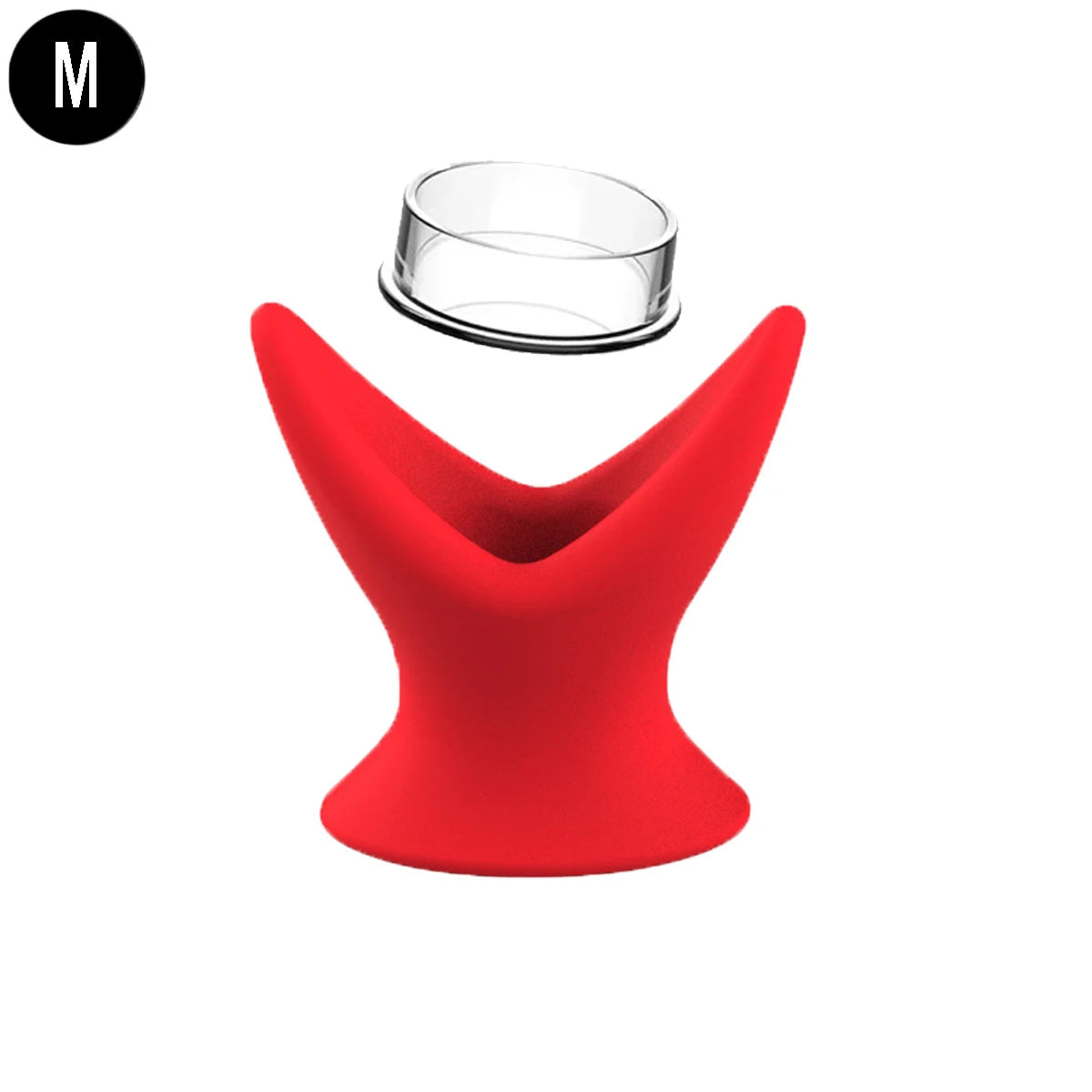Soft Silicone Hollow Anal Plug, Stretchy Open Tunnel Butt Plug Dilator for Anal Training Stretching Enema Play, Comfortable Base