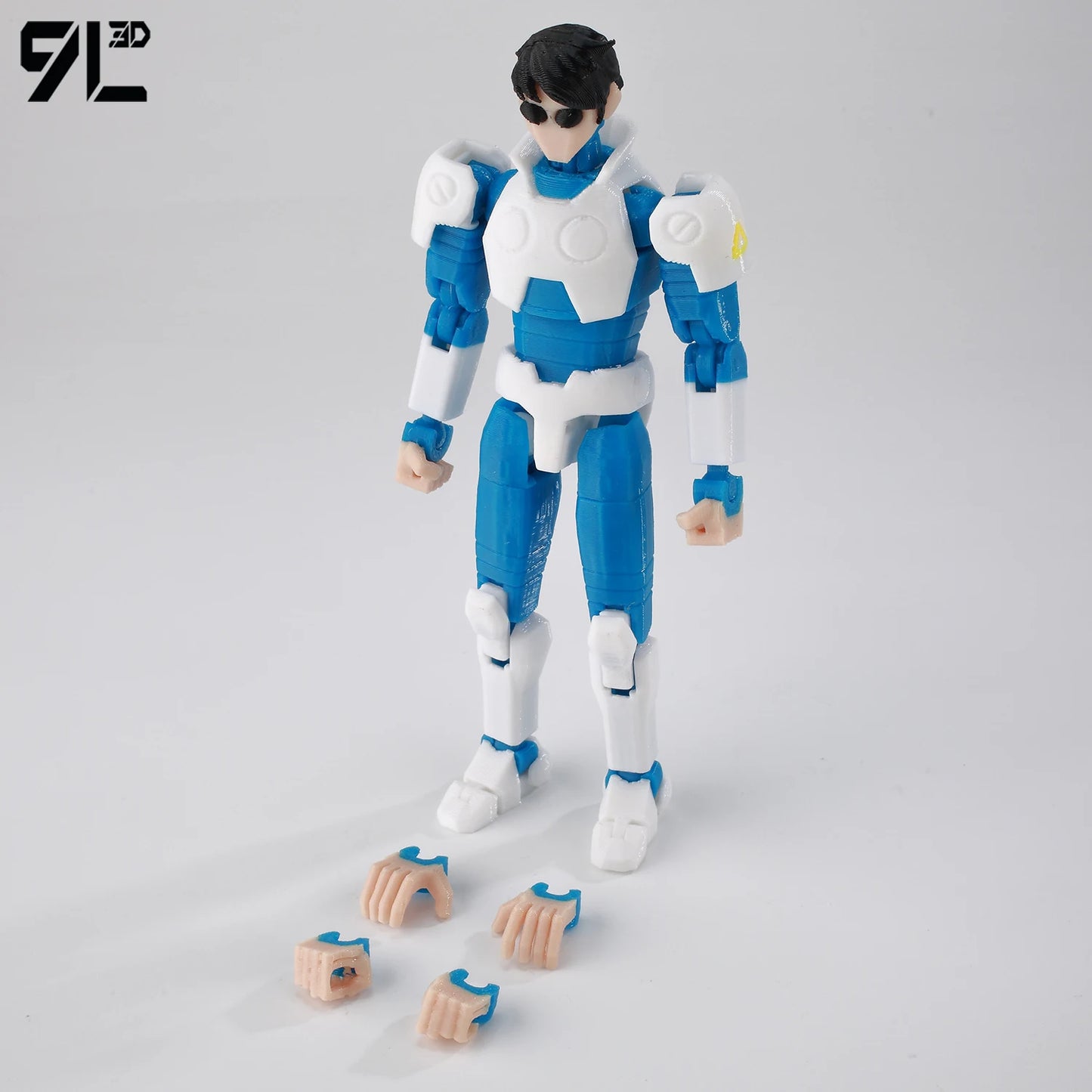 9L3D Printed Invincible Tech Jacket Toys Action Figures Titan13 T13 Dummy 13 Superheroes Multi-Jointed Movable Shapeshift Toys