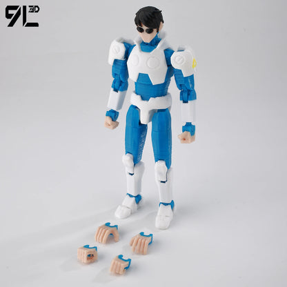 9L3D Printed Invincible Tech Jacket Toys Action Figures Titan13 T13 Dummy 13 Superheroes Multi-Jointed Movable Shapeshift Toys