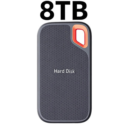 High-speed External Hd 2TB High-quality Hard Drive 128TB 64TB Portable SSD USB3.1 Solid State Disk for Mac/ Pc/Laptops/Phones
