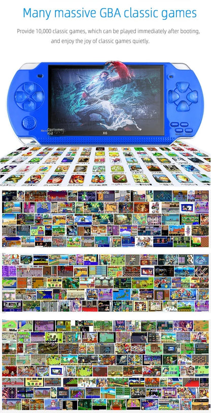 Psp 3000 X6 Consola 12 Types Of Simulators 10000 Arcade Games Retro Retro Arcade Console 4.3inch Ips Screen Video Game Toy Gift