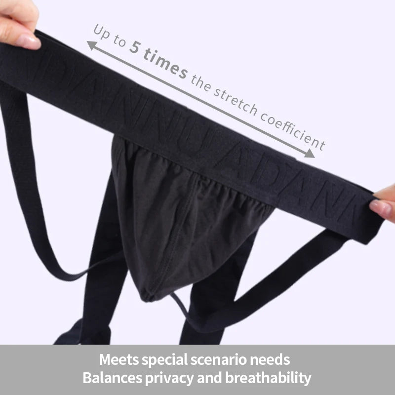 Men's Harness Straps Sexy Body Bondage Bra Underwear Nightclub Erotic Costume Hollow Out Performance Tank Top Clothing Corset