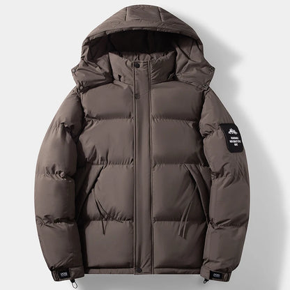 Winter Outdoor Sports Leisure Windproof Breathable Warm Cotton Clothing Comfortable Fashionable Trendy Men's Hooded Jacket