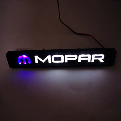 LED Emblem Light White LED Mopar Grille Light Decoration Lamp Mopar Grills Light Atmosphere Lamp MOPAR Emblem Lamp