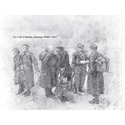 1/35 scale resin unpainted model kit, military theme, prisoners of war (7 people) unassembled and unpainted GK