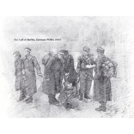 1/35 scale resin unpainted model kit, military theme, prisoners of war (7 people) unassembled and unpainted GK
