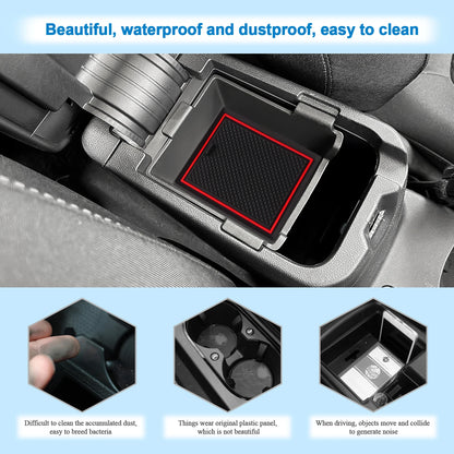 RUIYA for Ford Puma MK2 Puma II 2020-2024 Car Door Groove Mat Ford Puma Anti-slip Slot Pad Auto 2024 Ford Puma MK2 Accessories